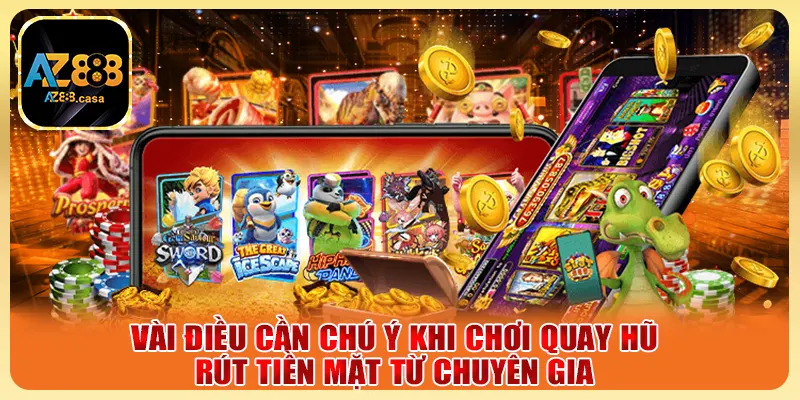 Vài điều cần chú ý khi chơi quay hũ rút tiền mặt từ chuyên gia